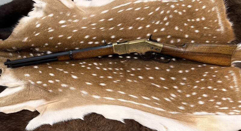 Hammer & Chisel Engraved Navy Arms Model 66 .38 Special Lever Action Rifle