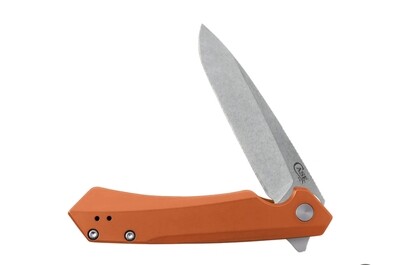 Case Orange Anodized Aluminum Kinzua® Pocket Knife with Spear Blade