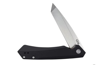 Case Black Anodized Aluminum Kinzua® Pocket Knife with Tanto Blade