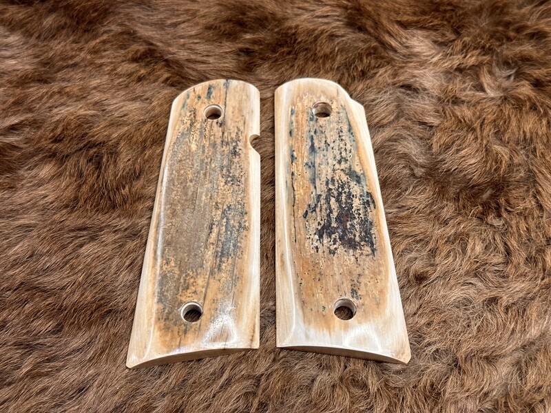 Magwell Mammoth Ivory Grips for 1911