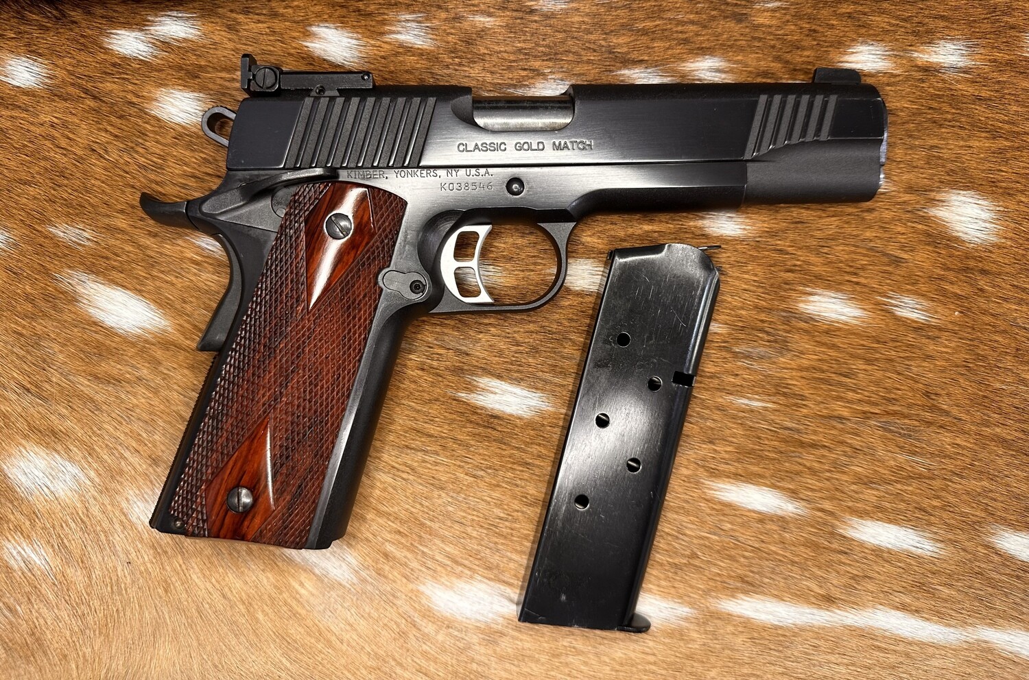 マルシン】 Kimber GOLD MATCH TEN II カート排莢式 6mmBBガス