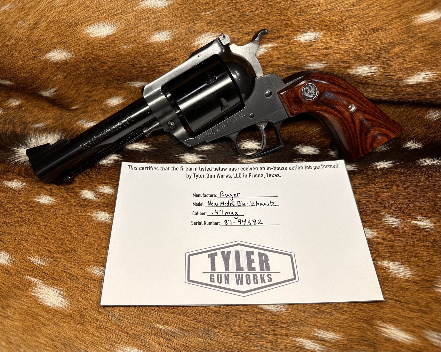 TGW Custom Ruger New Model Super Blackhawk .44 Mag Revolver