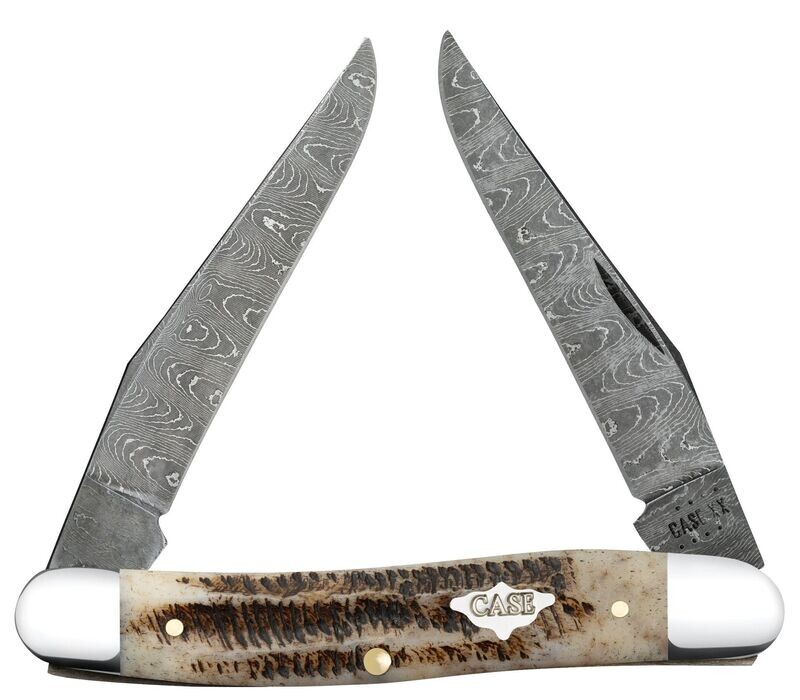 Case Damascus Vintage Bone Muskrat