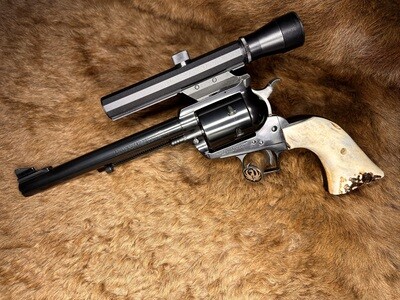Custom Ruger Super Blackhawk .44 Magnum Revolver with Scope