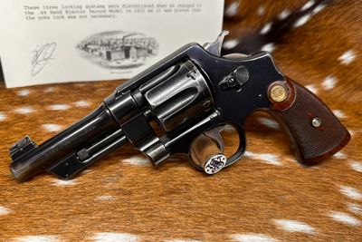 Lettered Smith & Wesson "Triple Lock" .44 Hand Ejector .44 Special
