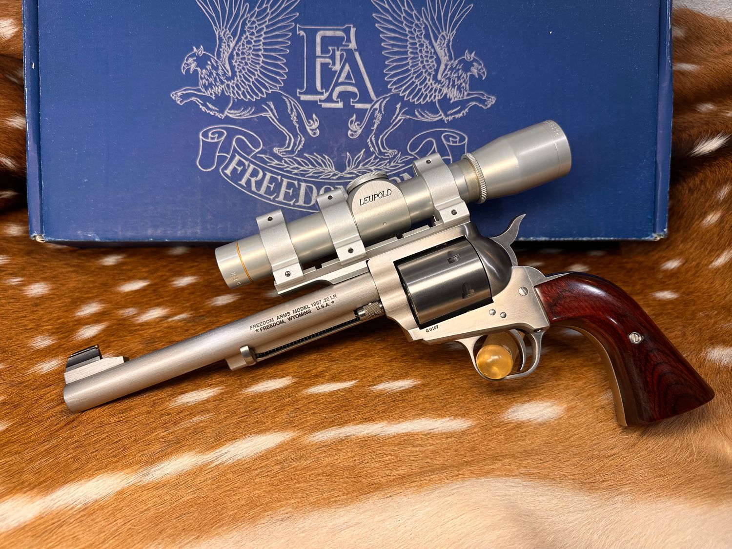 Freedom Arms Premier Grade Model 1997 .22LR Revolver with Scope