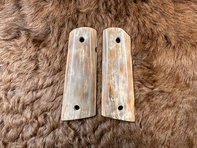 Magwell Mammoth Ivory Grips for 1911