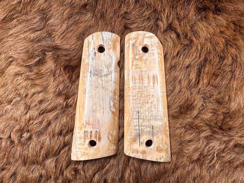 Magwell Mammoth Ivory Grips for 1911