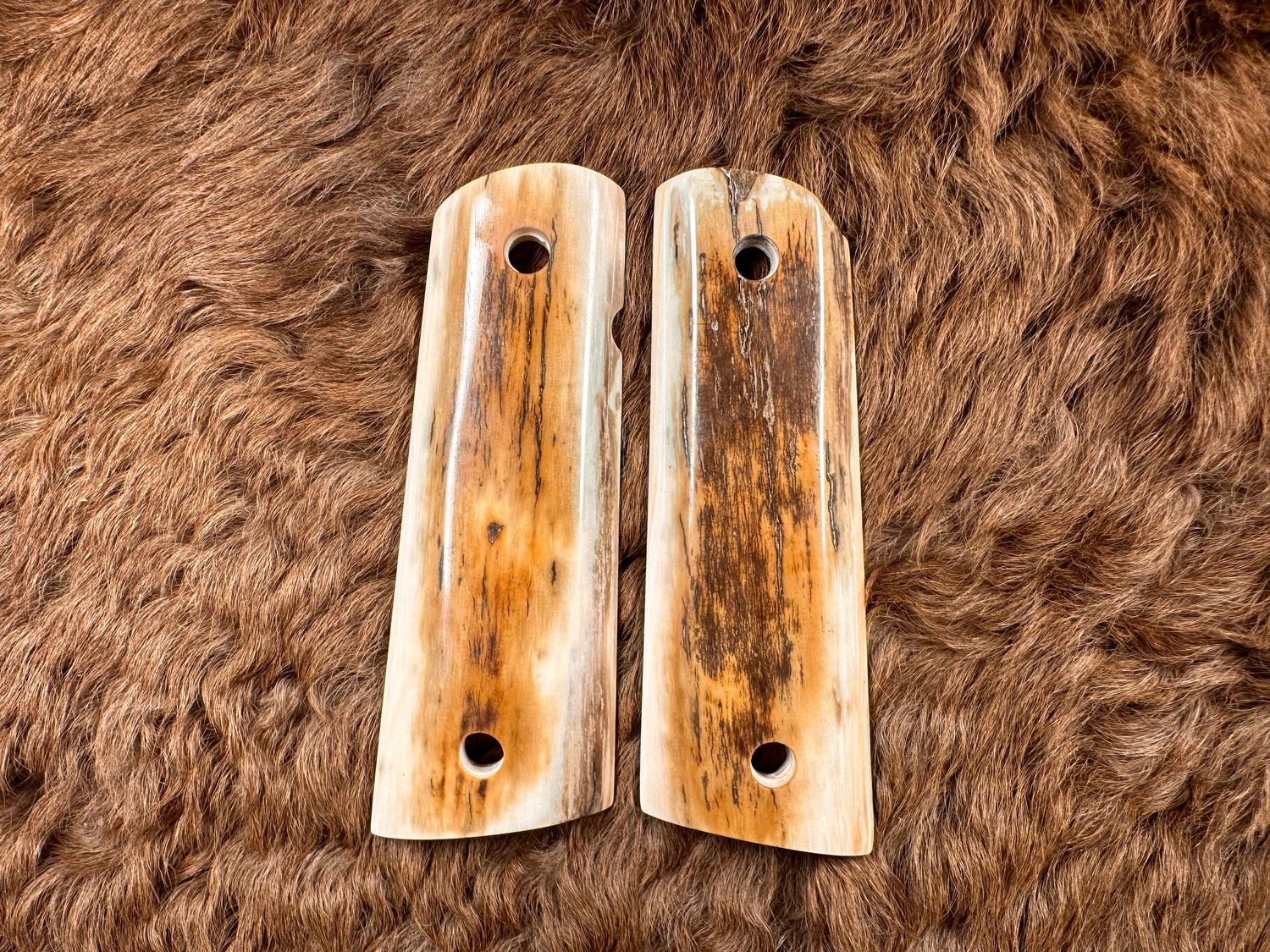 Magwell Mammoth Ivory Grips for 1911