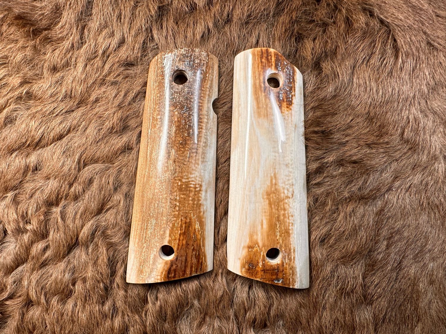 Magwell Mammoth Ivory Grips for 1911