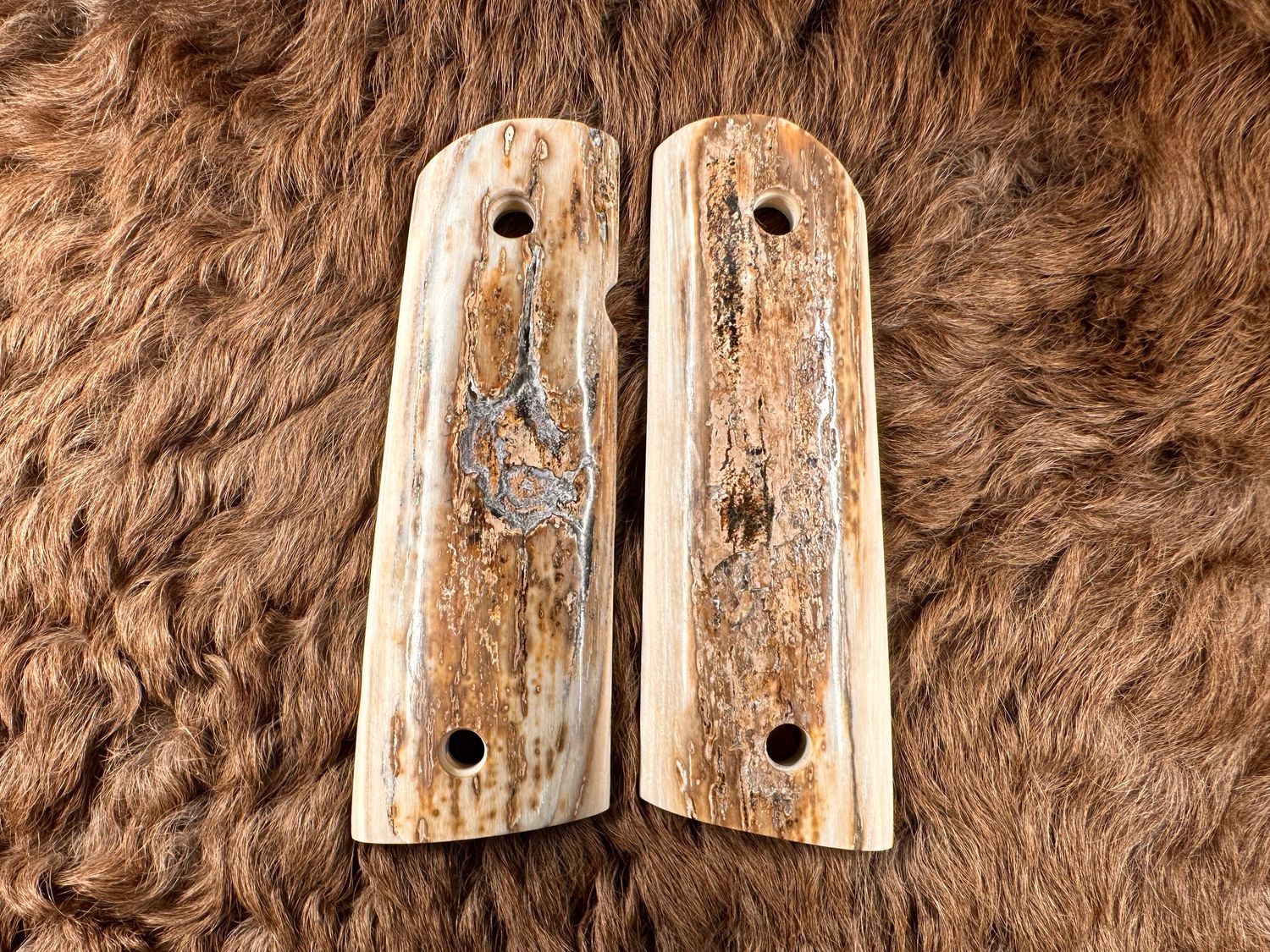Magwell Mammoth Ivory Grips for 1911