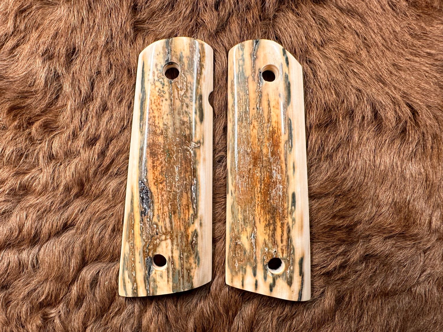 Magwell Mammoth Ivory Grips for 1911