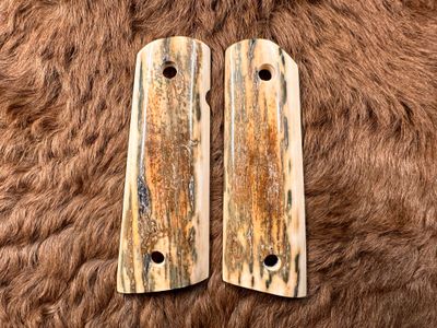 Magwell Mammoth Ivory Grips for 1911