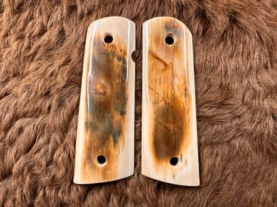 Magwell Mammoth Ivory Grips for 1911
