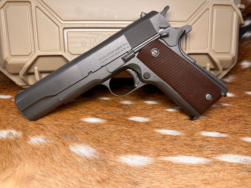 Remington Rand Inc. World War II Era M 1911 A1 U.S. Army 45 Auto