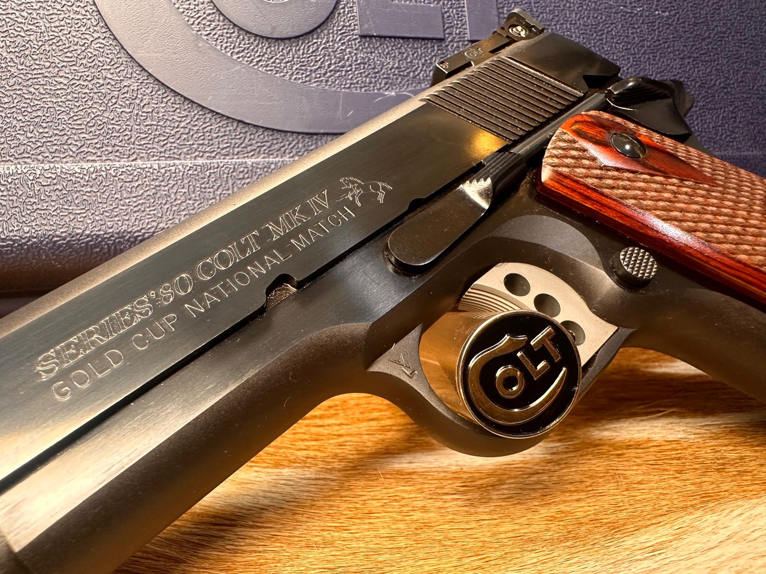 Colt MKIV Series 80 Stainless Gold Cup National Match For
