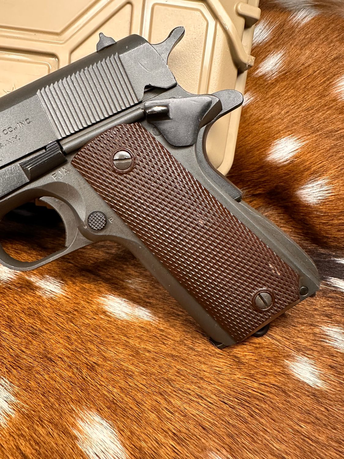 Ithaca World War II Era M 1911 A1 U.S. Army 45 Auto