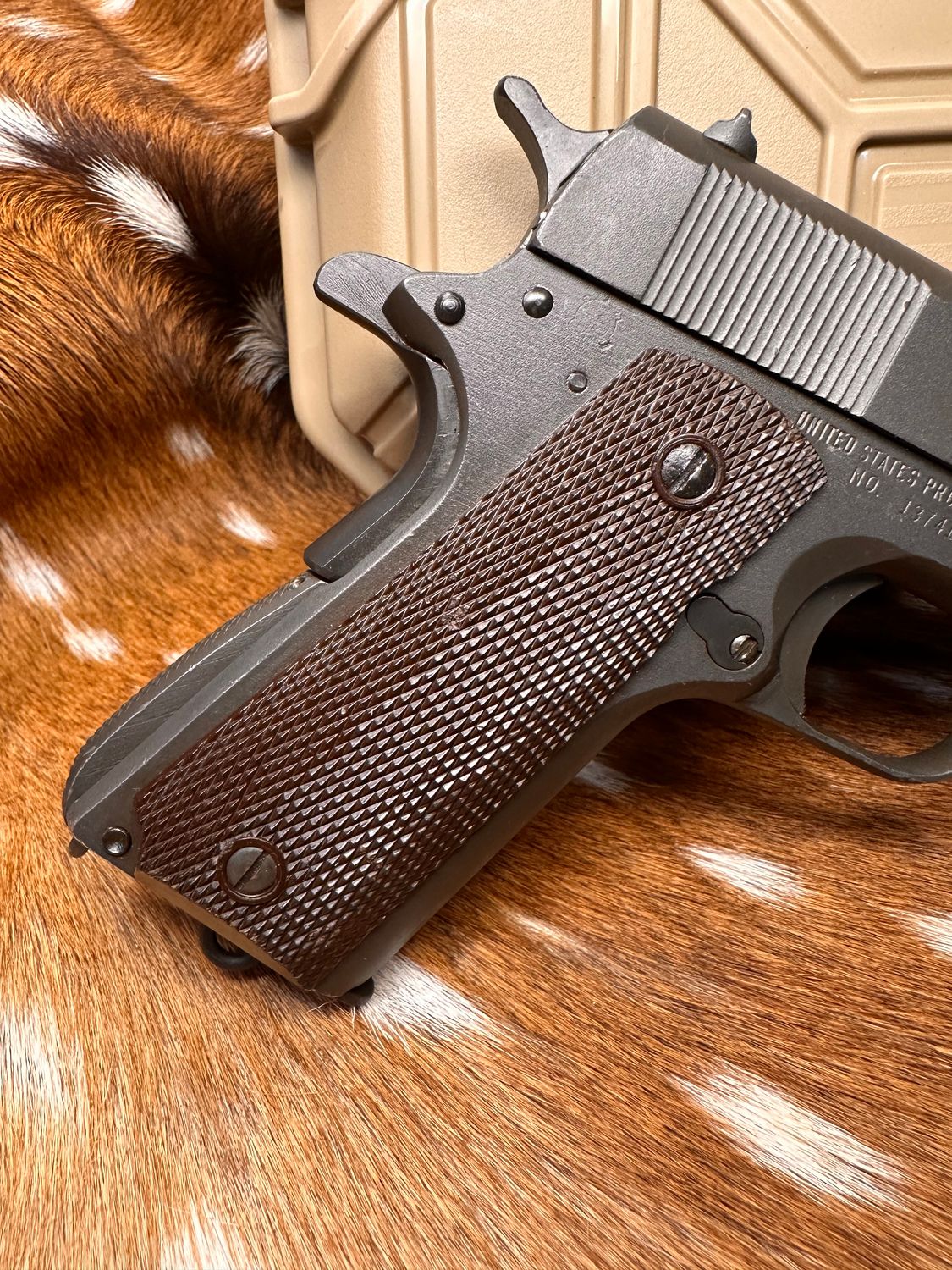 Ithaca World War II Era M 1911 A1 U.S. Army 45 Auto
