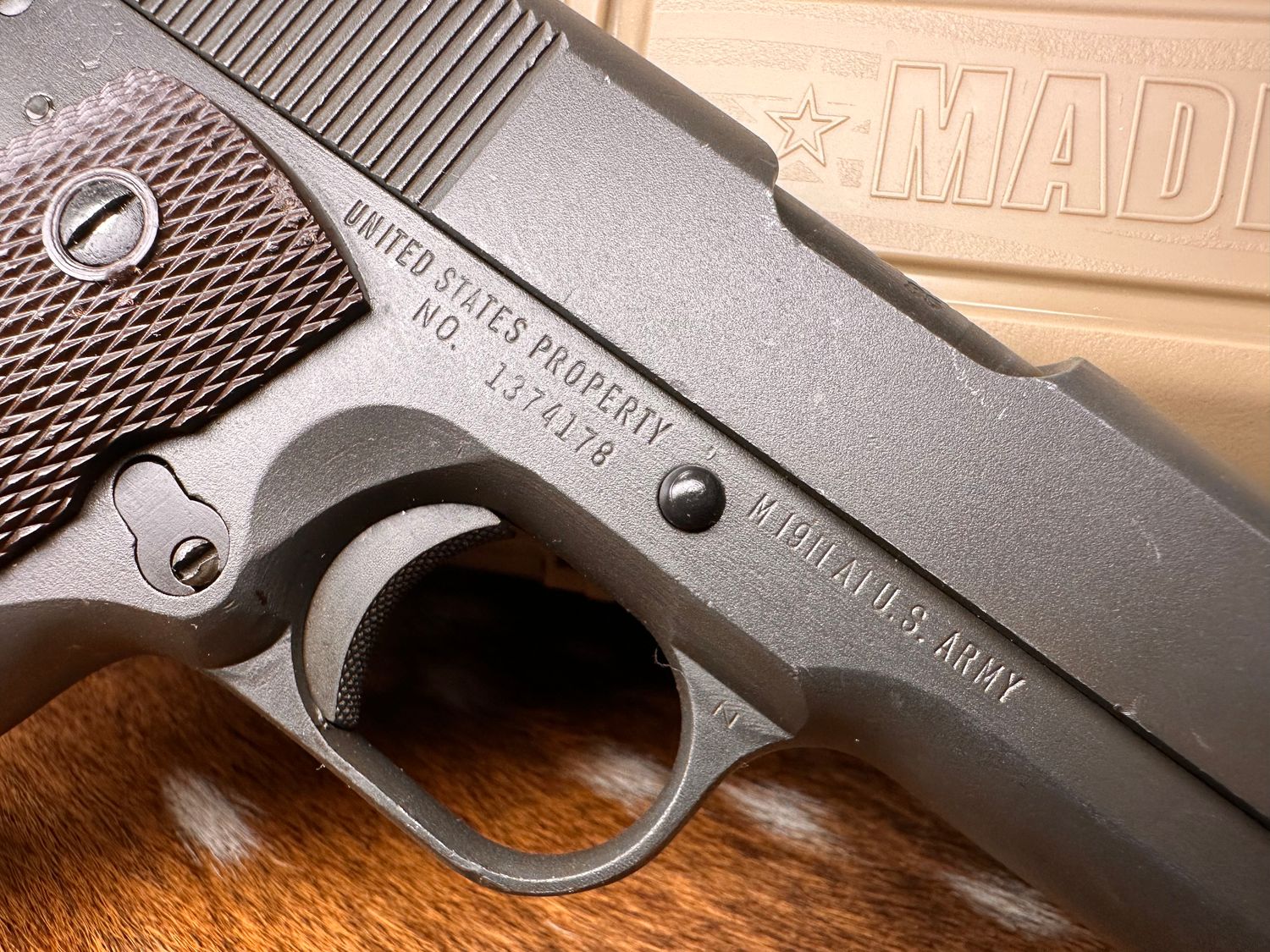 Ithaca World War II Era M 1911 A1 U.S. Army 45 Auto