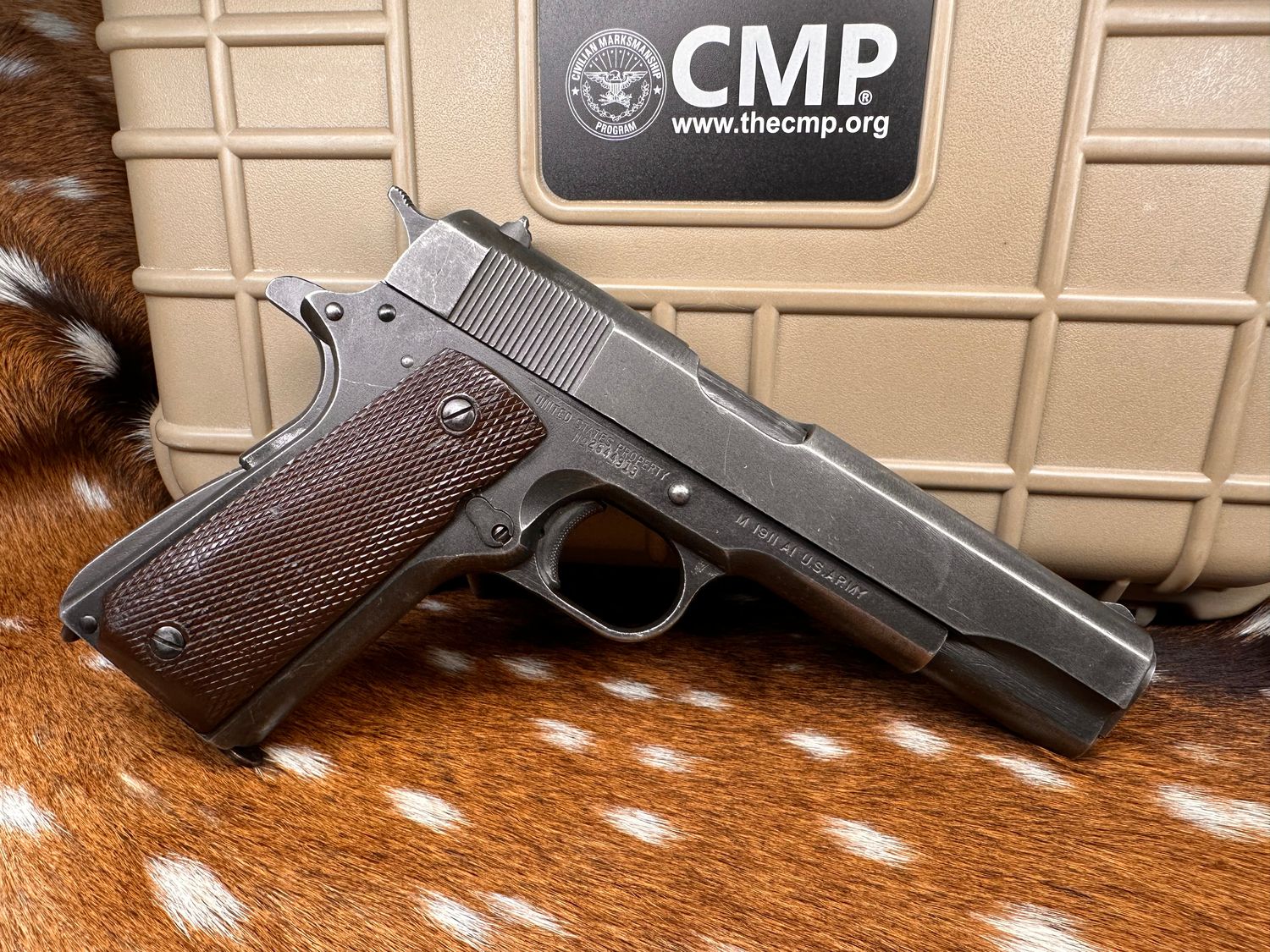 Ithaca World War II Era M 1911 A1 U.S. Army 45 Auto