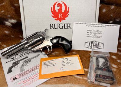 Limited Production California Peace Officer Ruger New Vaquero .45 Cal Birdshead Revolver with Action Work