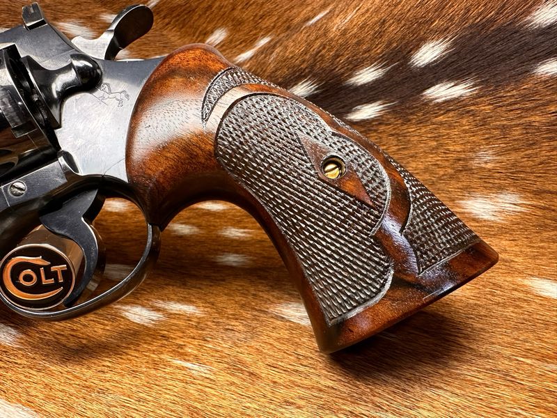 Rare Vintage Original Roper Walnut Grips for Colt Python