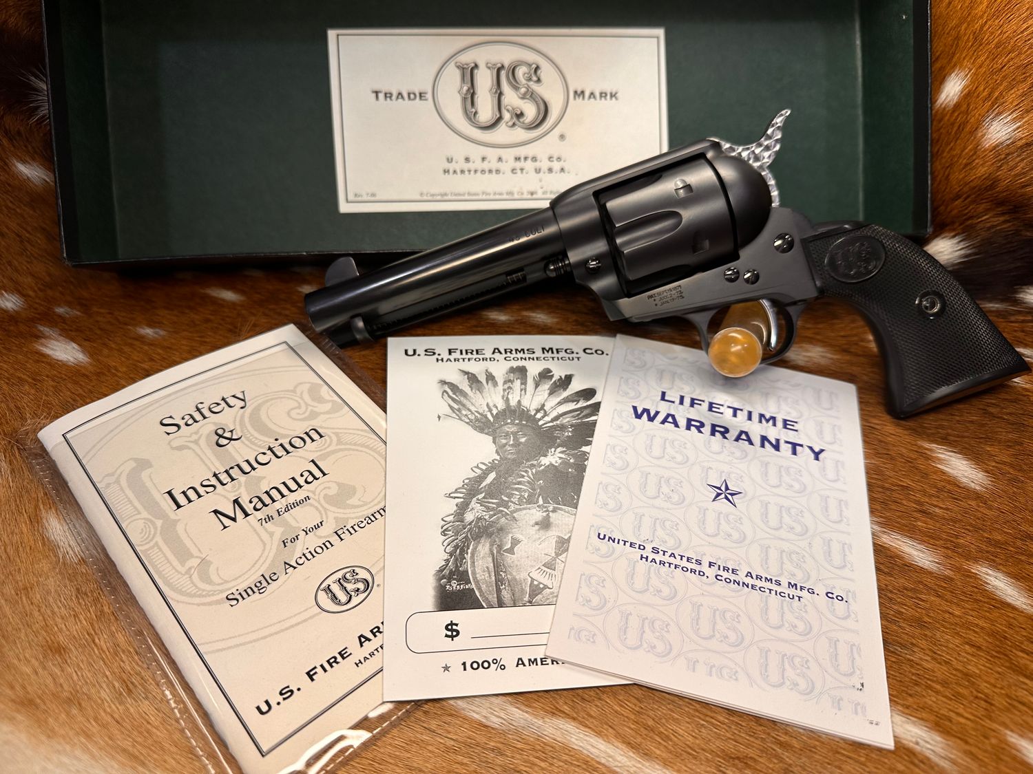 Custom USFA Rodeo .45 Colt Revolver