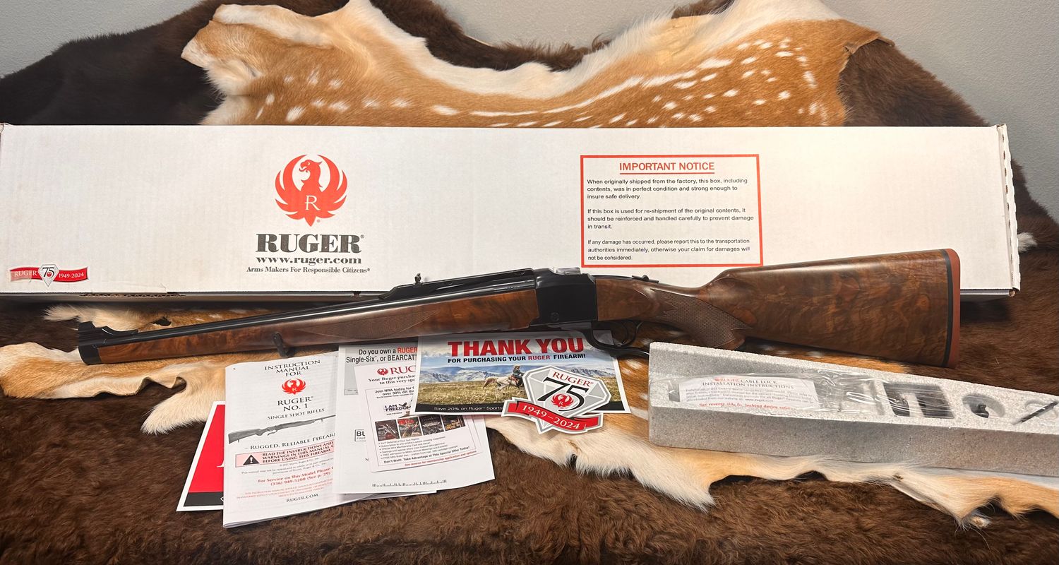 Ruger No. 1 .22 Hornet Single Shot Rifle
