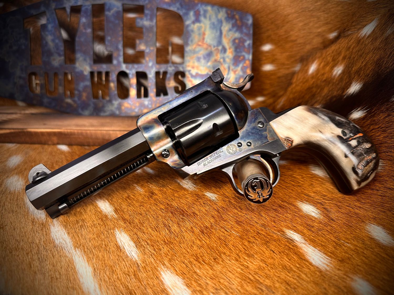 TGW Custom Ruger Old Model 3-Screw Blackhawk .357 Mag Revolver