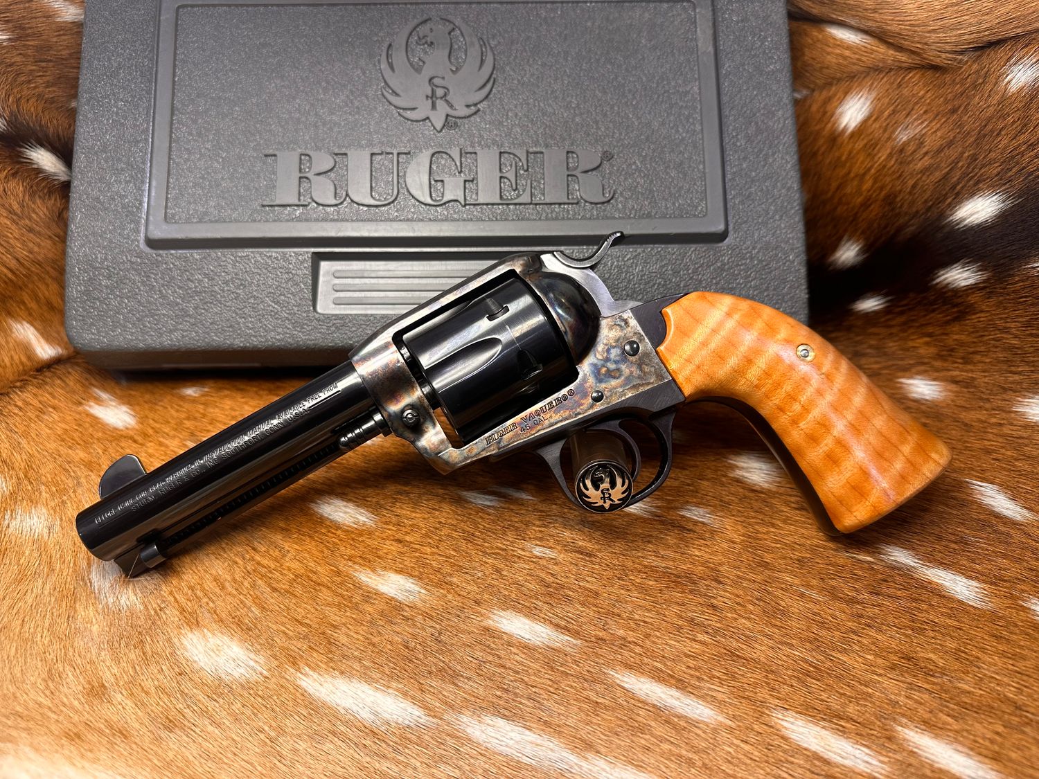 Custom Ruger Bisley Vaquero .45 Cal Revolver