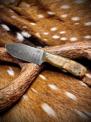 GK Customs Handmade Damascus Knife