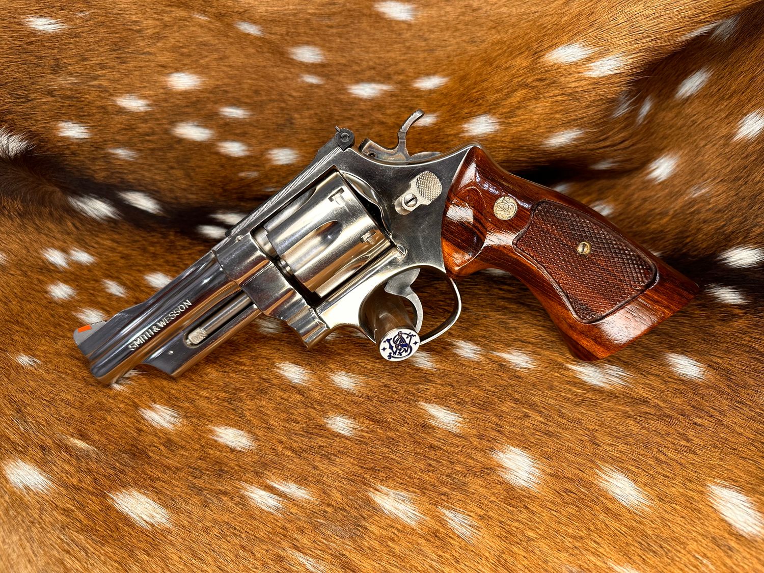 Pre-Lock Smith & Wesson Model 27-2 .357 Magnum Double Action Revolver -Nickel