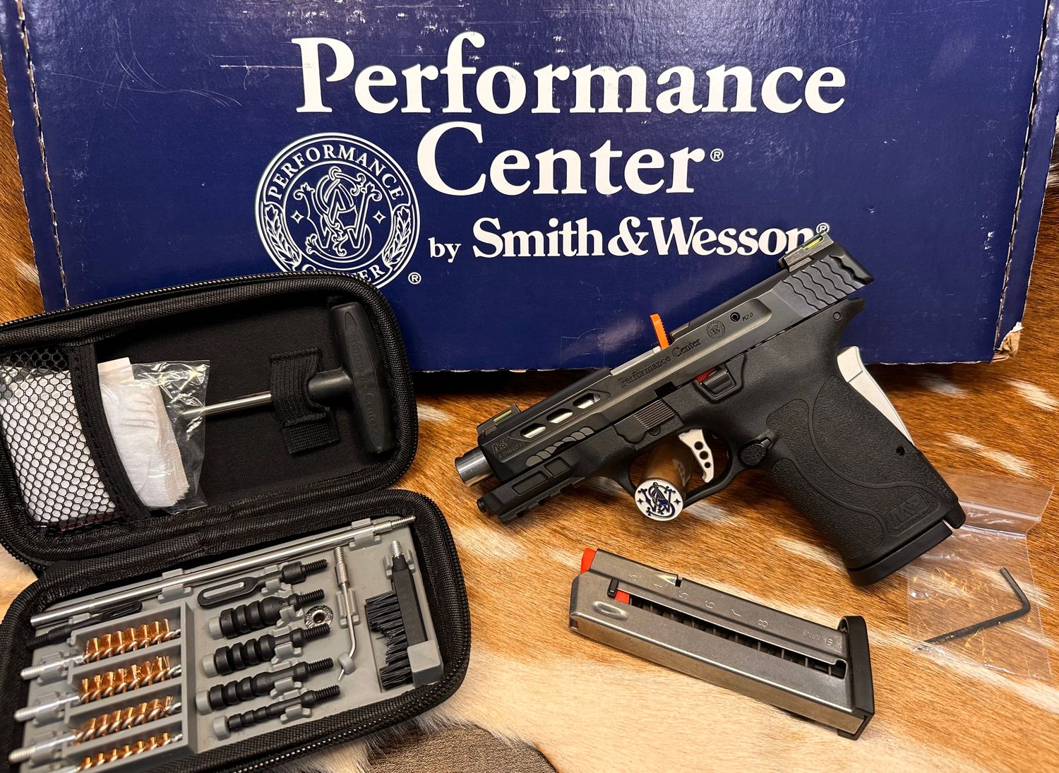 Like New in Box Smith & Wesson Performance Center Shield EZ 9mm Pistol Like New in Box Smith & Wesson Performance Center Shield EZ 9mm Pistol