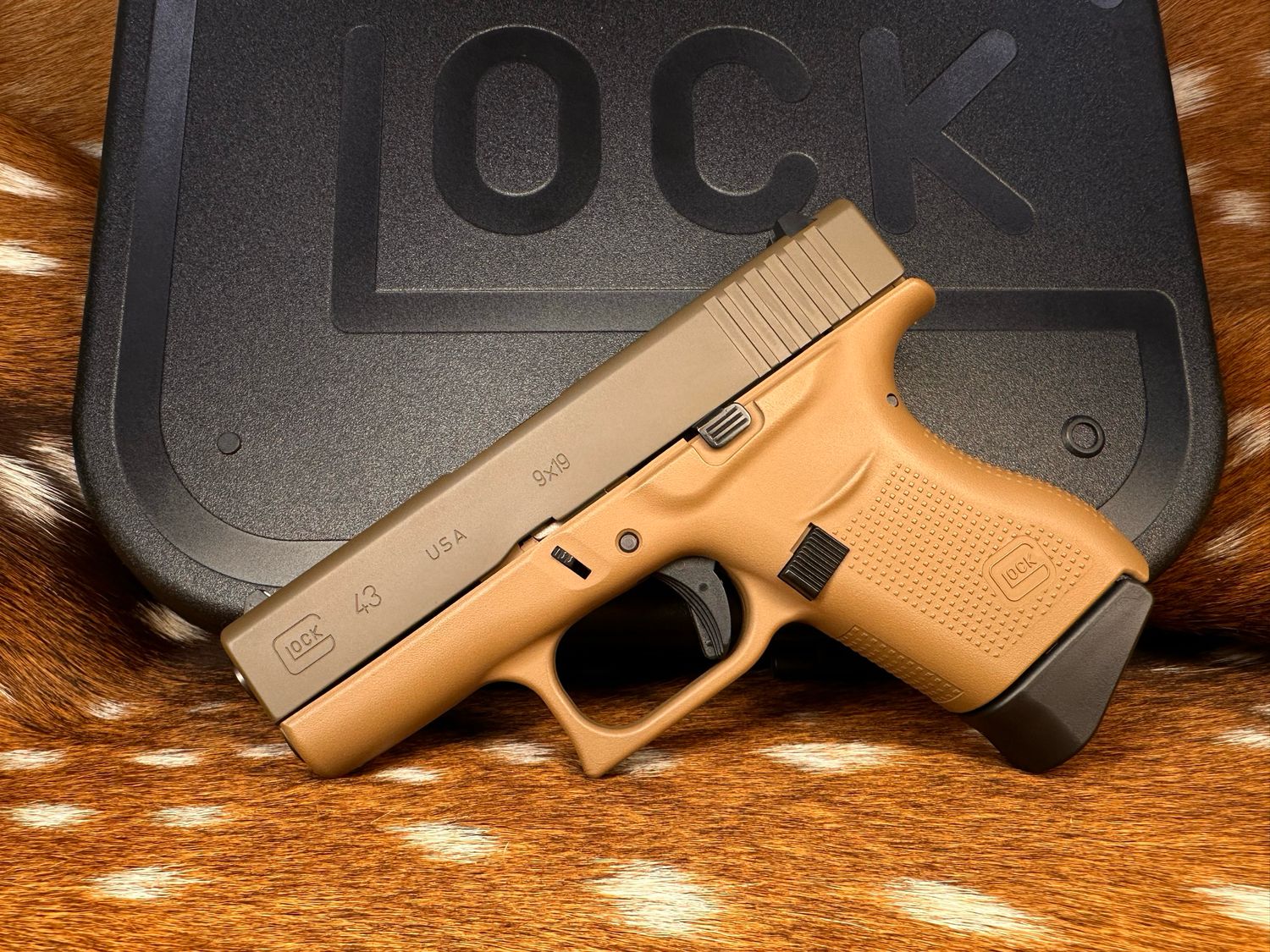Glock G43 FDE— 9×19 — Brand New In Box Glock G43 FDE— 9×19 — Brand New In Box