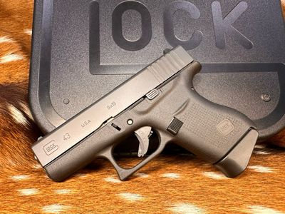 Glock 43 — 9×19 — Brand New in Box Glock 43 — 9×19 — Brand New in Box