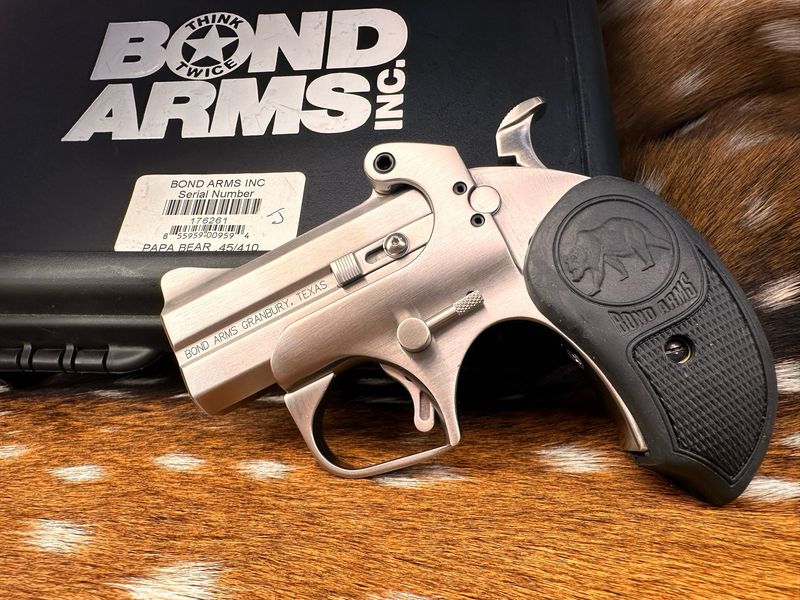 Bond Arms Papa Bear — .45 Colt / .410 From The Jeff Quinn Collection Bond Arms Papa Bear — .45 Colt / .410 From The Jeff Quinn Collection