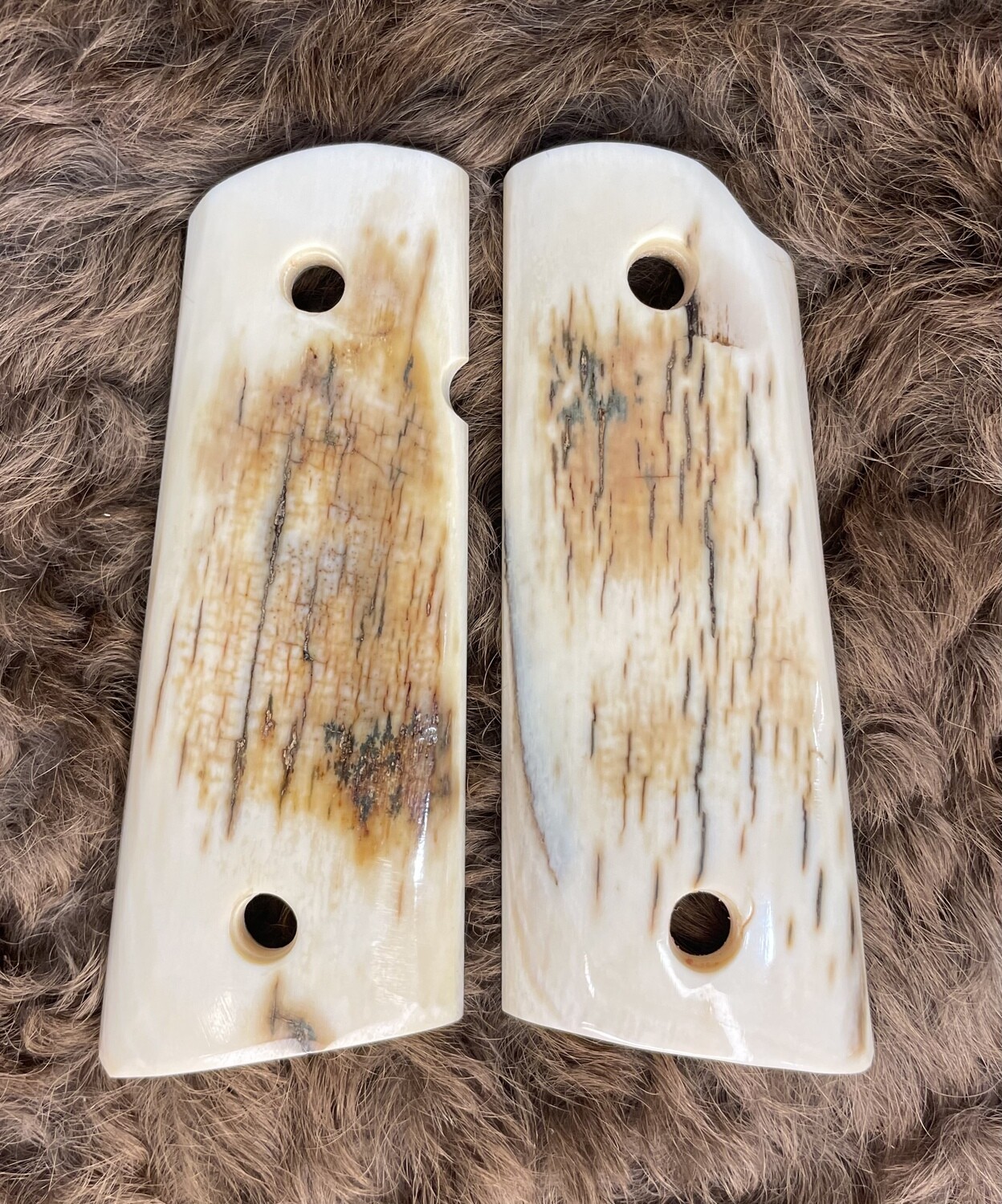 Magwell Mammoth Ivory Grips for Compact 1911