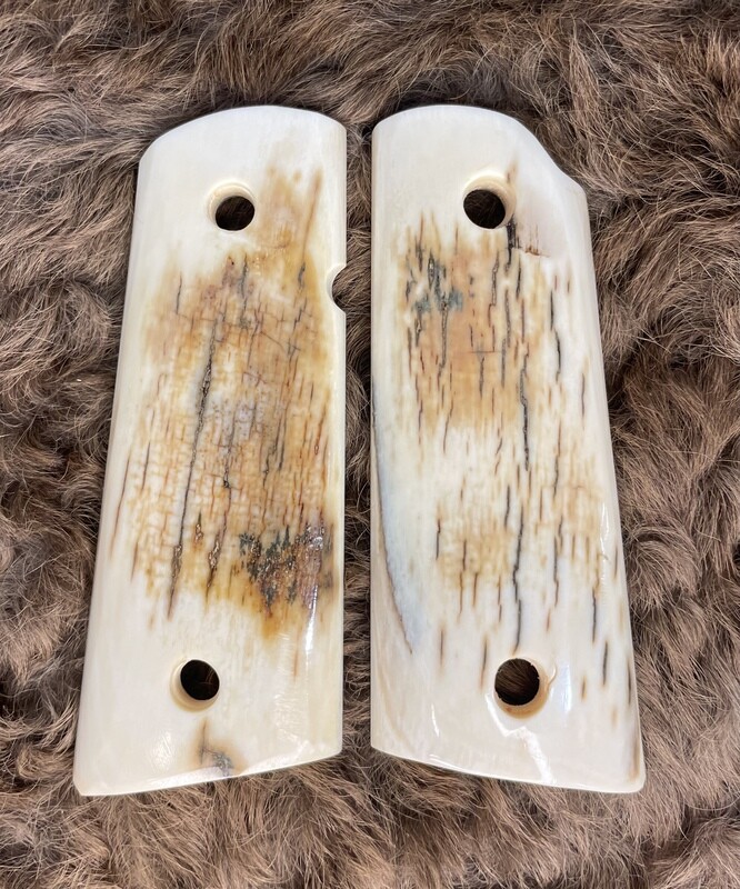 Magwell Mammoth Ivory Grips for Compact 1911