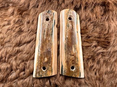 Magwell Mammoth Ivory Grips for 1911