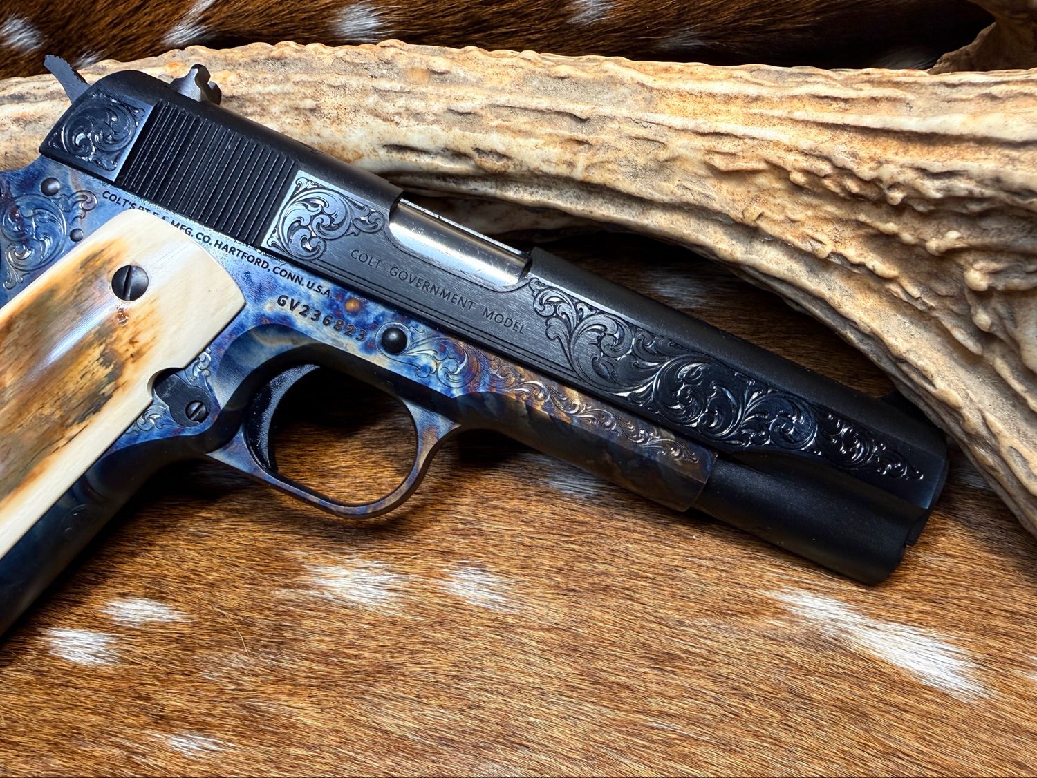 TGW Custom Engraved Colt Government Model 1911 .45ACP