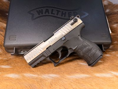 Walther P22 CA Nickel .22 LR Semi-Automatic Pistol