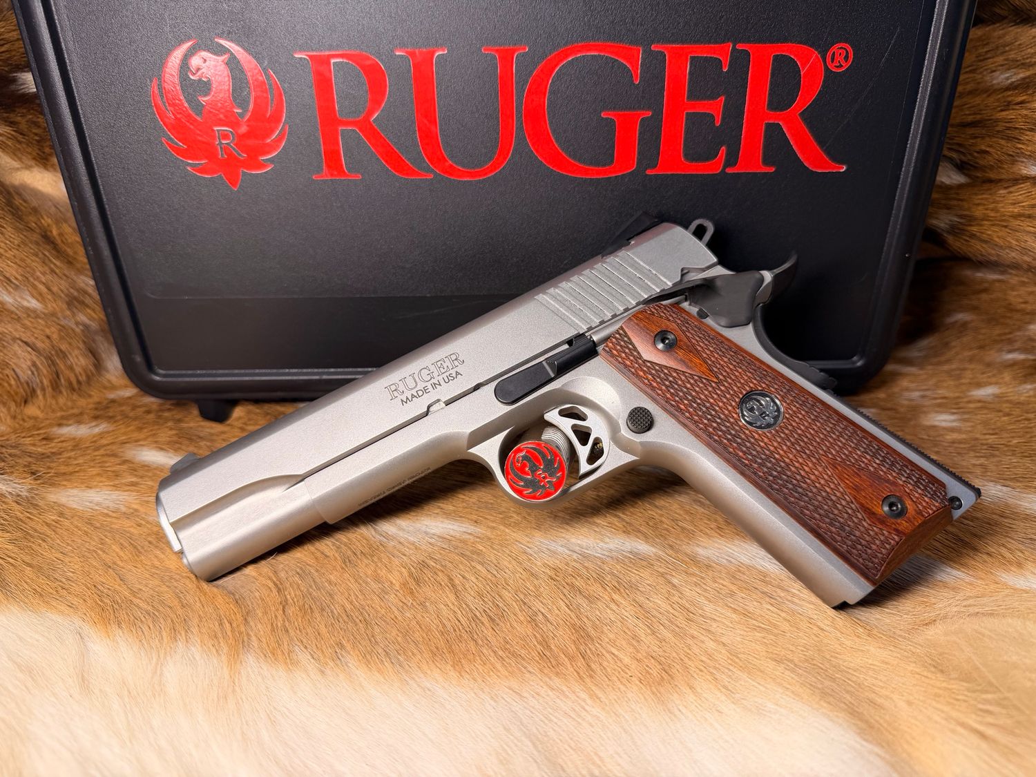 ​Ruger SR1911 Stainless .45 ACP Pistol – 5" Barrel - New in Box