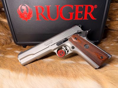​Ruger SR1911 Stainless .45 ACP Pistol – 5" Barrel - New in Box
