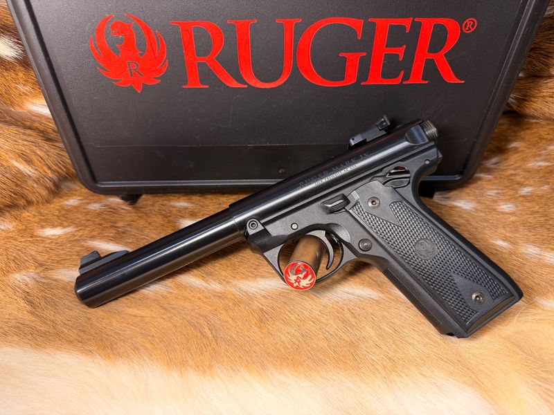 Ruger Mark IV Standard .22 LR Pistol – 5.5 Ruger Mark IV Standard .22 LR Pistol – 5.5" Bull Barrel - New in Box