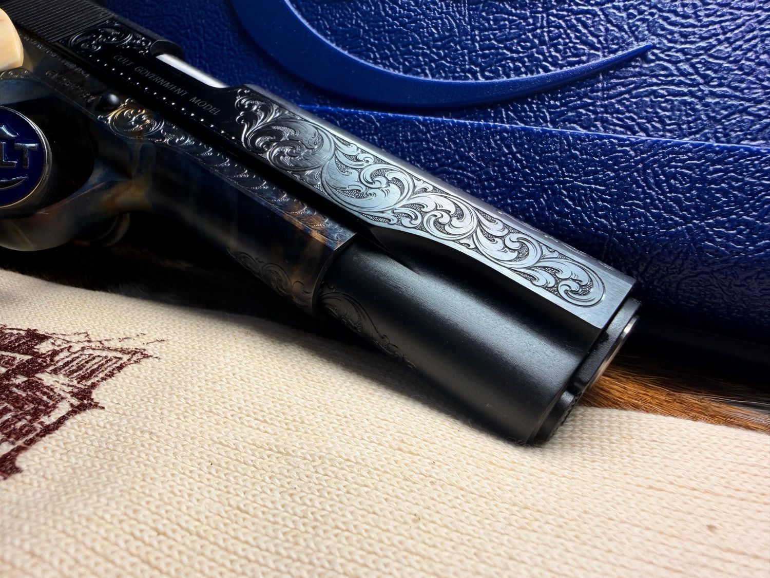 TGW Custom Engraved Colt Government Model 1911 .38 Super