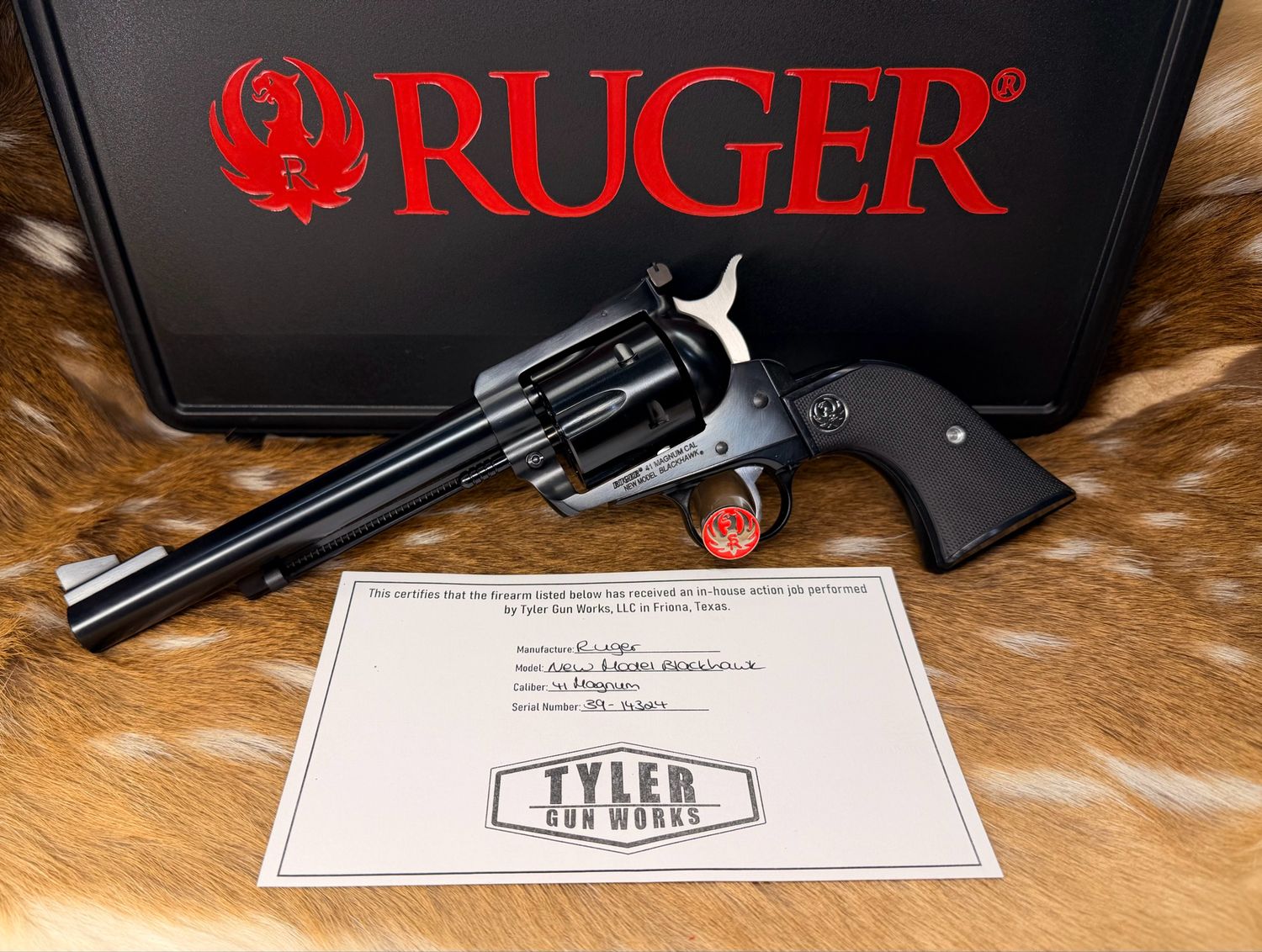 Ruger Blackhawk .41 Remington Magnum with TGW Action Job