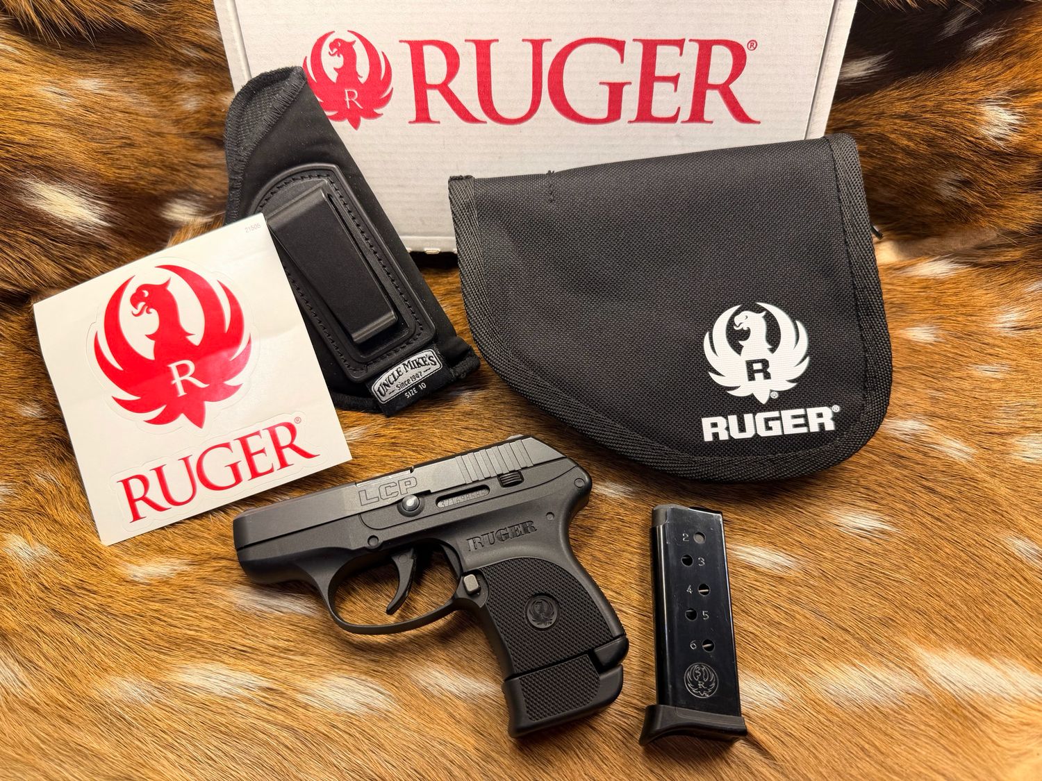 Ruger LCP .380 Auto with Box and Holster