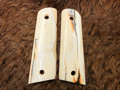 Magwell Mammoth Ivory Grips for 1911