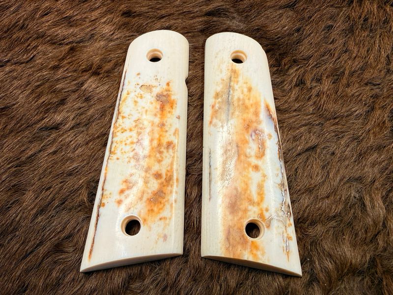 Magwell Mammoth Ivory Grips for 1911
