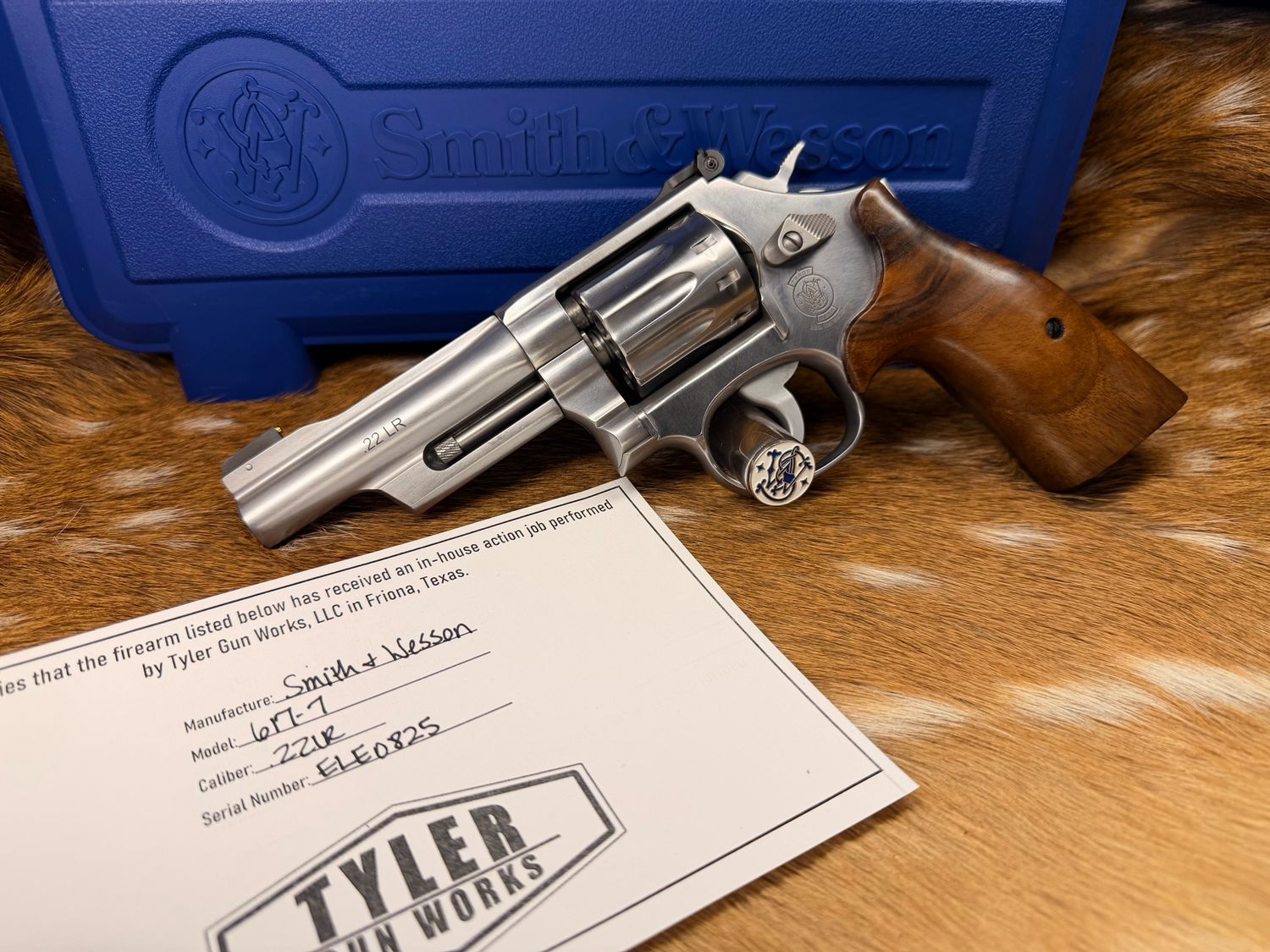 Lipsey's Exclusive Smith & Wesson Model 617-7 .22LR Mountain Gun with Action Job
